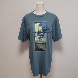 Veruca Salt Volcano Girls Vintage 1997 Giant T-Shirt Blue Size Large